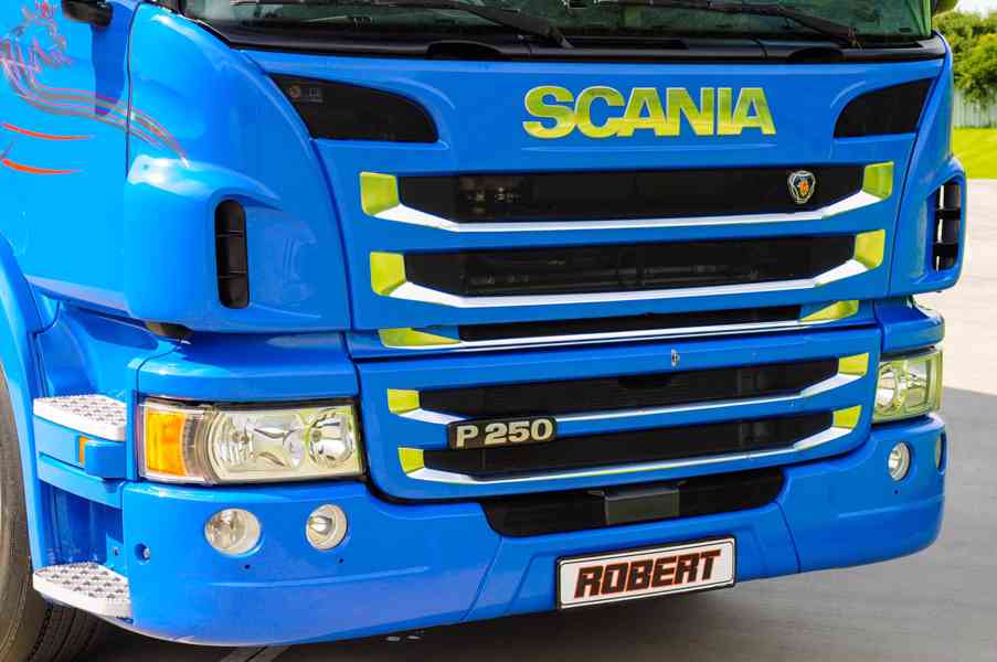 SCANIA P250 - VALNÍK S PLACHTOU + HYDRAULICKÉ ČELO EURO 6 - foto 40