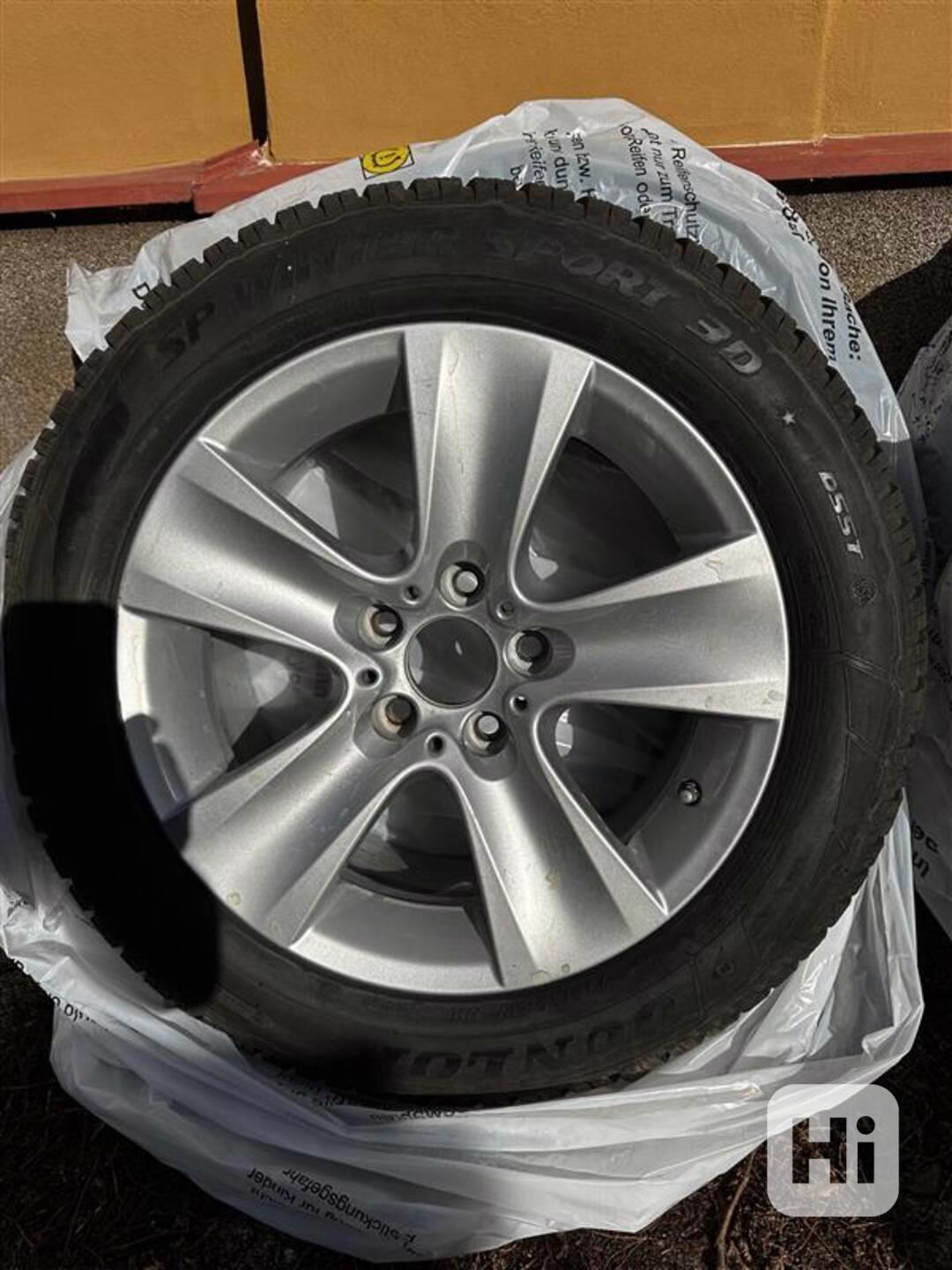 Originální alu kola BMW 17″ Styling 327 + zimní pneu 225/55  - foto 1