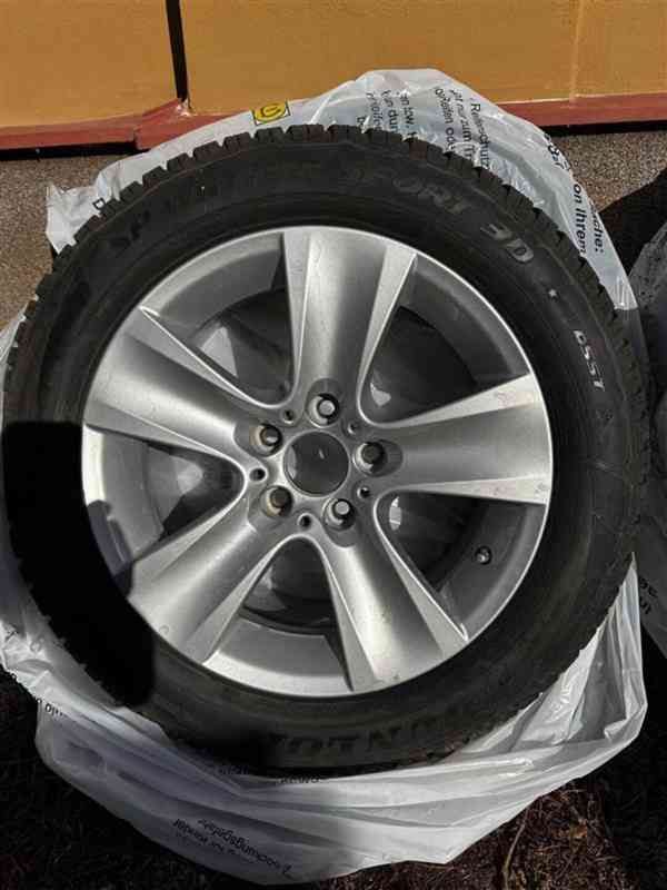 Originální alu kola BMW 17″ Styling 327 + zimní pneu 225/55 