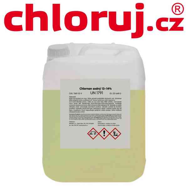 Chlornan sodný - tekutý chlor do bazénu 5 L