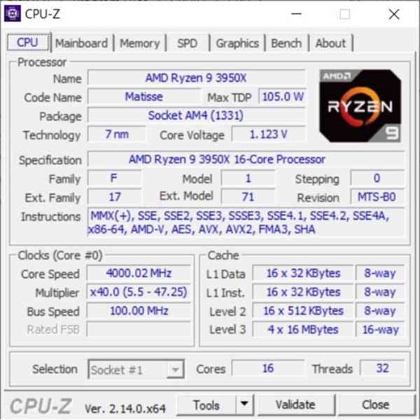 Ryzen 9 3950X - foto 3