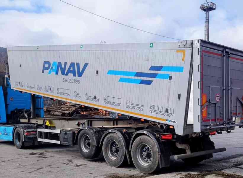 Sklápěcí návěs PANAV 50 m3 / trojkombinace / rukáv / TOP - foto 2