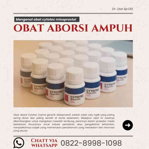 Cytotec Obat Aborsi Penggugur Kandungan 082289981098 - foto 3