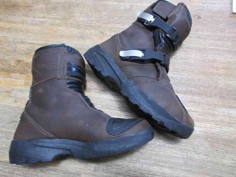 Cestovní moto boty FLM Waterproof - foto 2