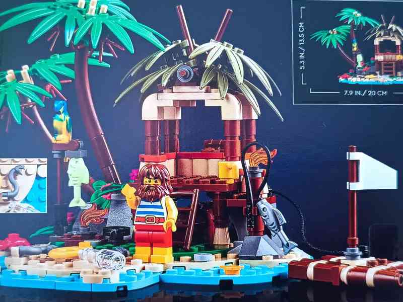🌿 Lego Ideas 40566 Trosečník Ray 🌿 - foto 8