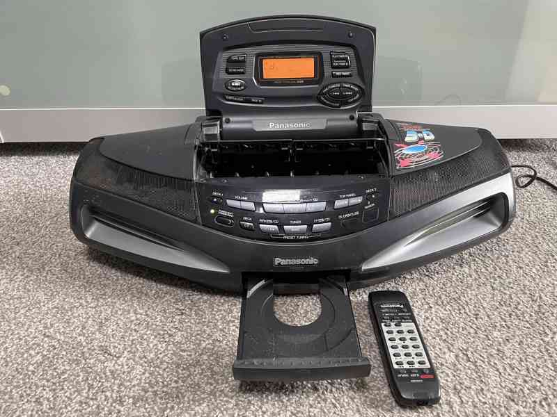 Panasonic Cobra RX-ED77 CD-Radio-2xMagnetofon 