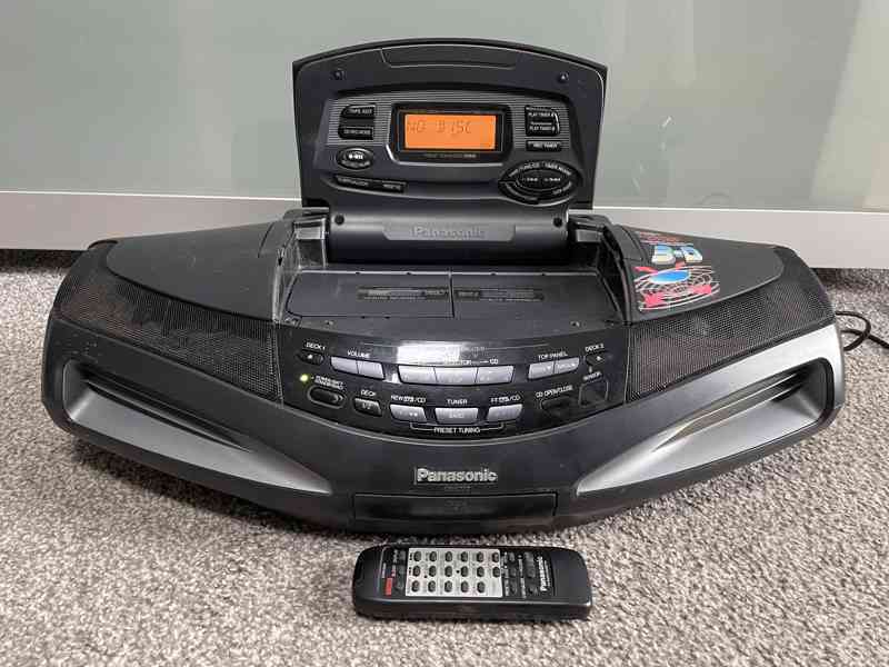 Panasonic Cobra RX-ED77 CD-Radio-2xMagnetofon  - foto 4