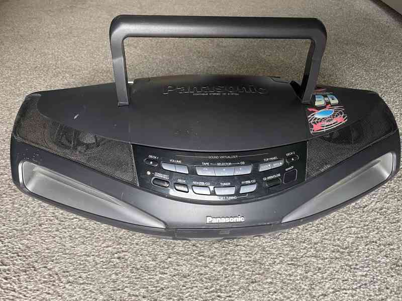 Panasonic Cobra RX-ED77 CD-Radio-2xMagnetofon  - foto 2