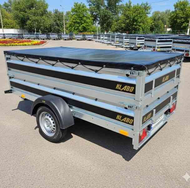 1300Kg NOVÝ přívěsný vozík brzděný 2,65m x1,30, DPH - foto 19