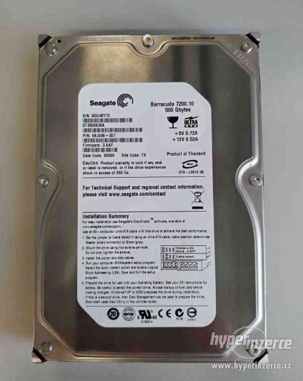 pevny disk IDE Seagate Barracuda 7200.10 500GB