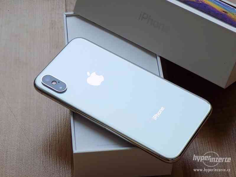APPLE iPhone XS 64GB Silver - ZÁRUKA - TOP STAV - foto 6