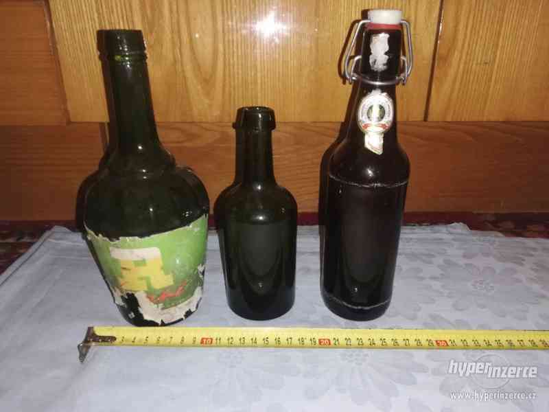 Láhve na alkohol - 2 ks - značkové - První Graf  už není - foto 1