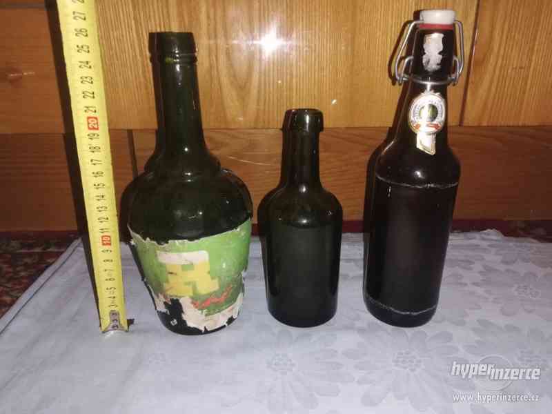 Láhve na alkohol - 2 ks - značkové - První Graf  už není - foto 2