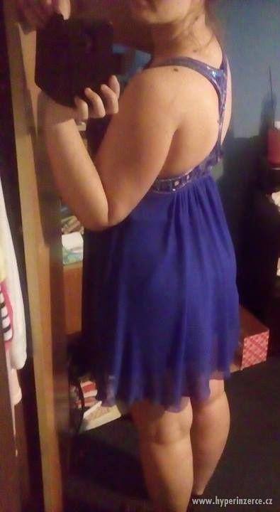Modré šaty - foto 2