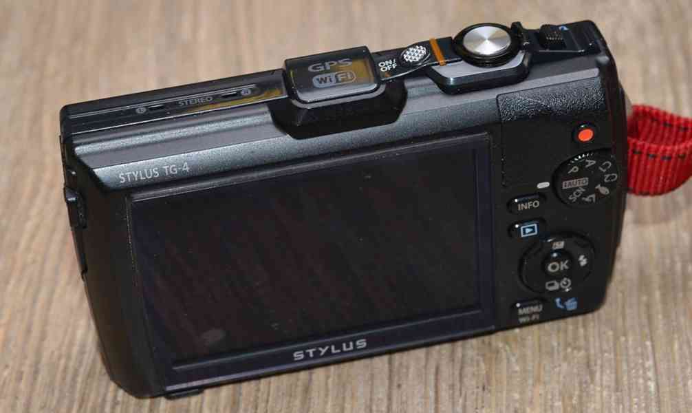 OLYMPUS Tough TG-4 16MP  vodot. do15m*FullHDV*WIFI - foto 6