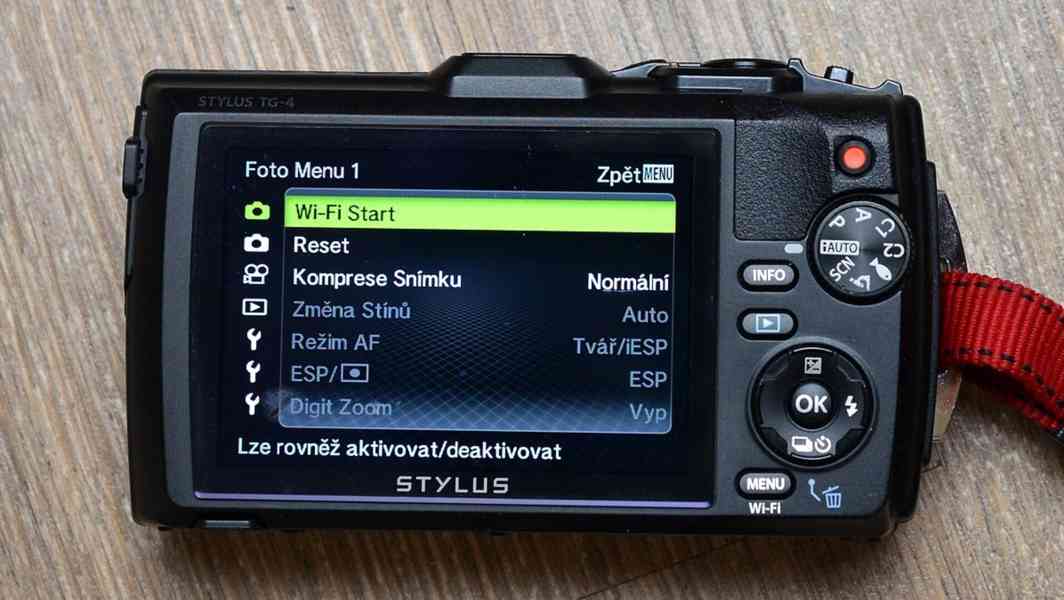 OLYMPUS Tough TG-4 16MP  vodot. do15m*FullHDV*WIFI - foto 7