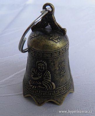 Ochranný kovový čínský zvonek štěstí - foto 1