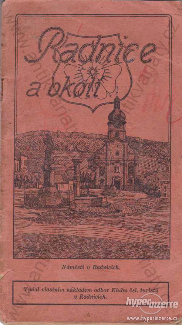 Průvodce po Radnicích V. Cízl Kl. čs. turistů 1935 - foto 1