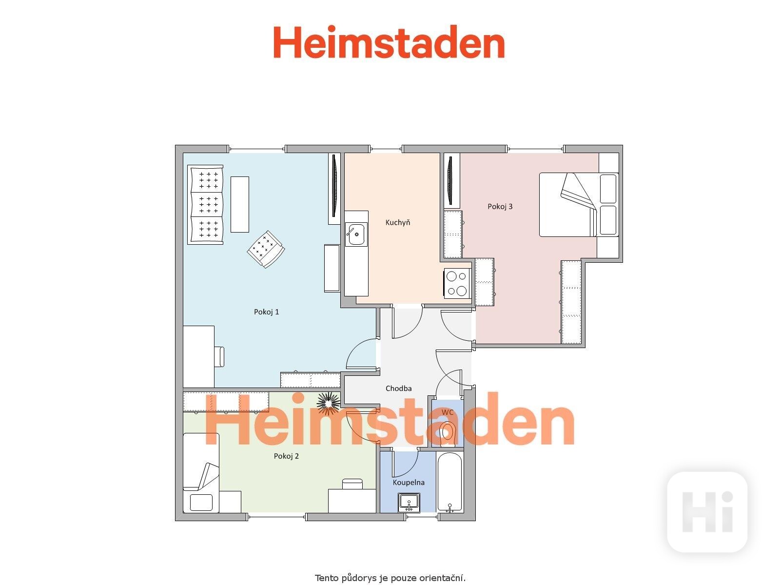 Pronájem, Byty 3+1, 63 m2 - Orlová - Poruba - foto 12