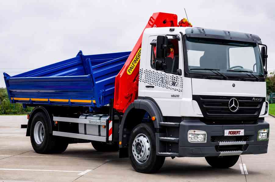 MERCEDES AXOR 1828 - TŘÍSTRANNÝ SKLÁPĚČ + HYDR. RUKA EURO4 - foto 5