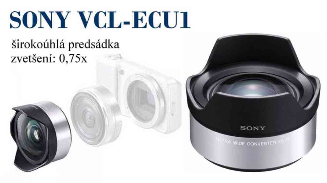 Sony VCL-ECU1 širokoúhlá předsádka*zvětšení: 0,75x - foto 1