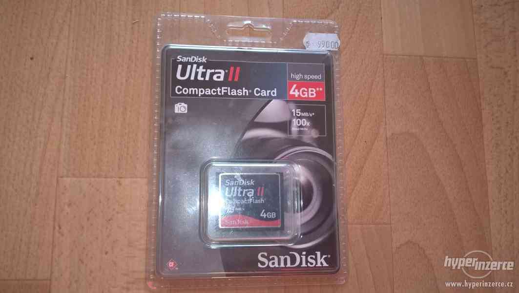 KARTA SANDISK CF 4GB ULTRA II - foto 1
