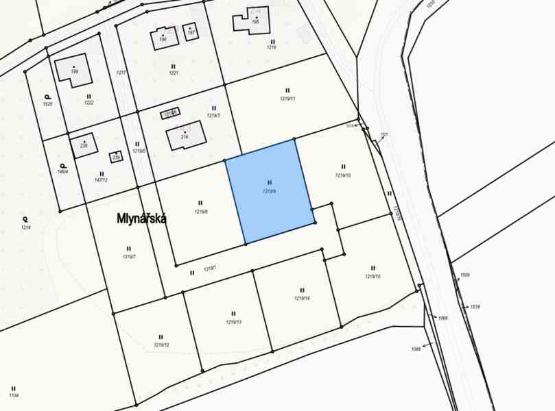 Žernov - stavební pozemek 1216 m2 - foto 7