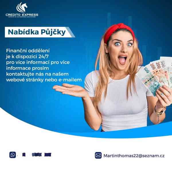  Potřebujete rychlou a spolehlivou půjčku? Finančná pomoc