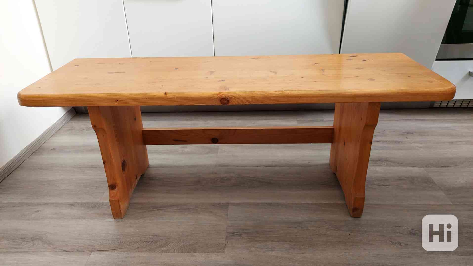 Dřevěná lavice - foto 1