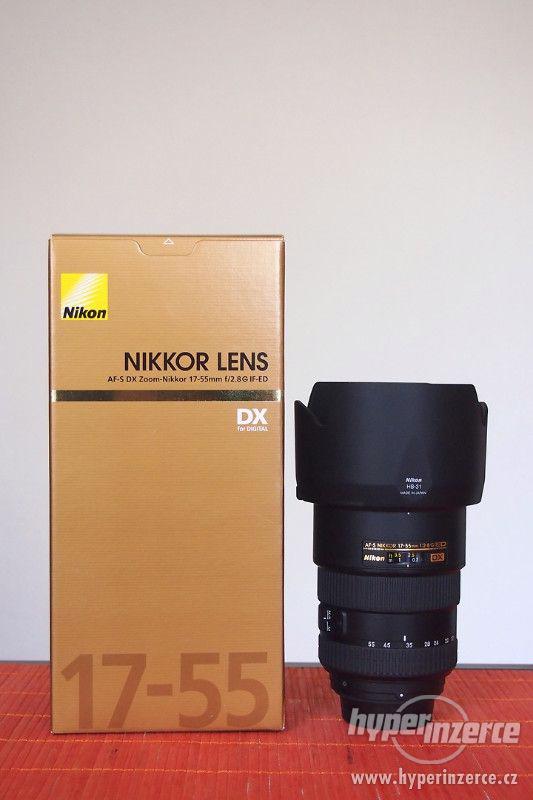 Prodám Nikon 17-55mm f/2.8G AF-S DX IF-ED - foto 1