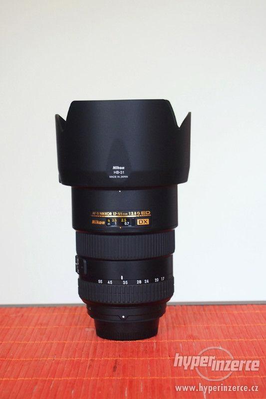 Prodám Nikon 17-55mm f/2.8G AF-S DX IF-ED - foto 5