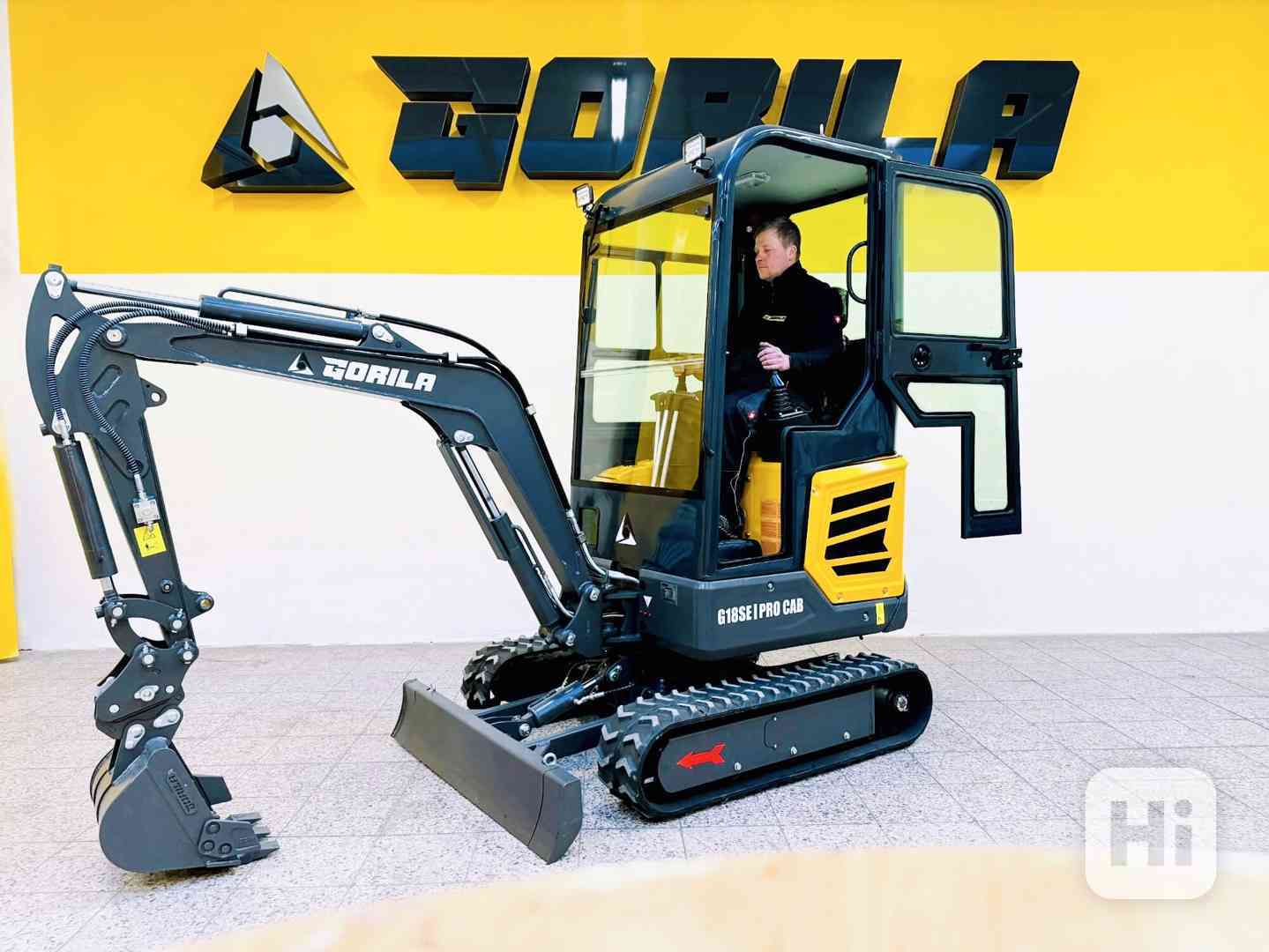 Minibagr Gorila G18SE l PRO CAB, Akce na příslušenství  - foto 1