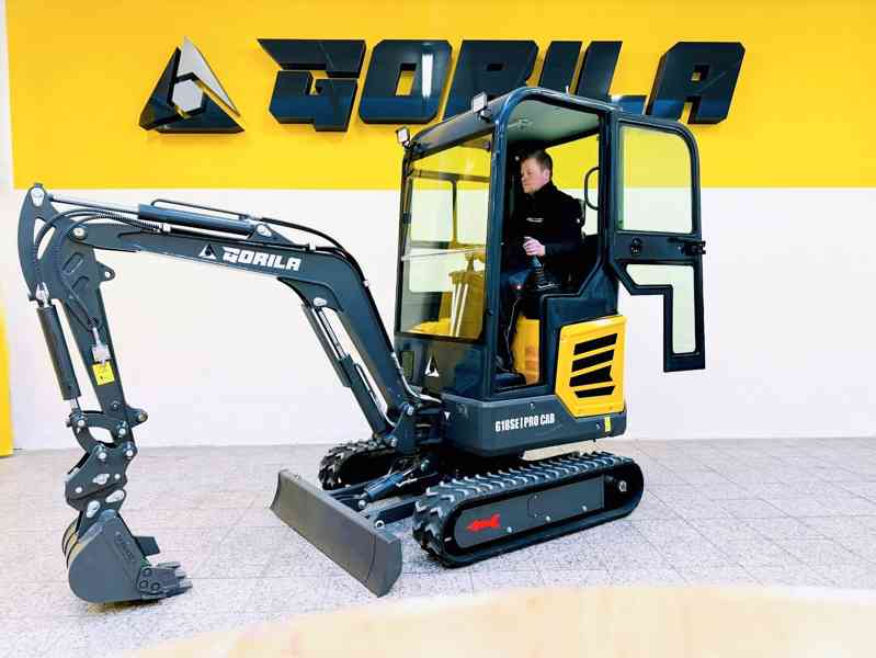 Minibagr Gorila G18SE l PRO CAB, Akce na příslušenství - foto 1