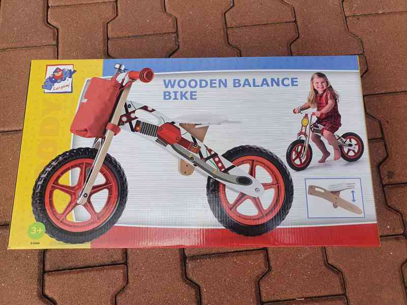 Odrážedlo pro děti - Wooden balance bike - foto 2