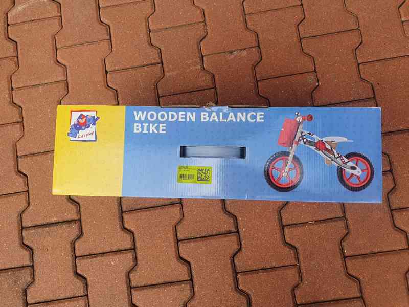 Odrážedlo pro děti - Wooden balance bike - foto 4