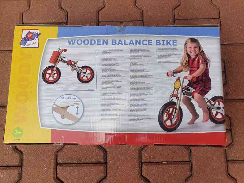 Odrážedlo pro děti - Wooden balance bike - foto 3