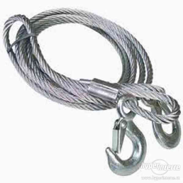 Tažné lano, vyprošťovací lano, lano ocelové - foto 3