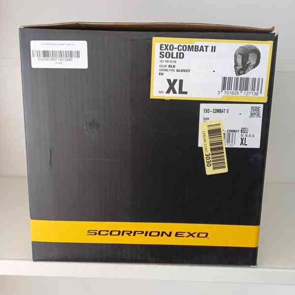 Moto přilba Scorpion Exo Combat II Nero - foto 10