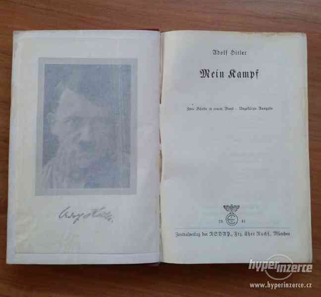 Mein Kampf - starý německý originál r.1941 - pěkný kus - foto 3