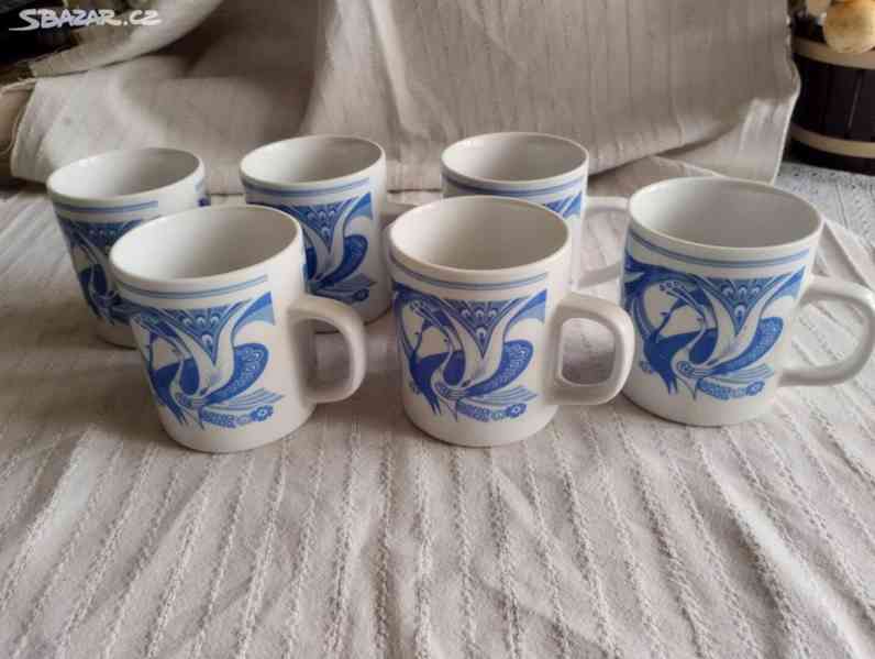 6 x retro porcelánové hrnky - foto 1