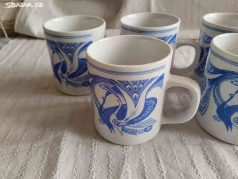 6 x retro porcelánové hrnky - foto 3