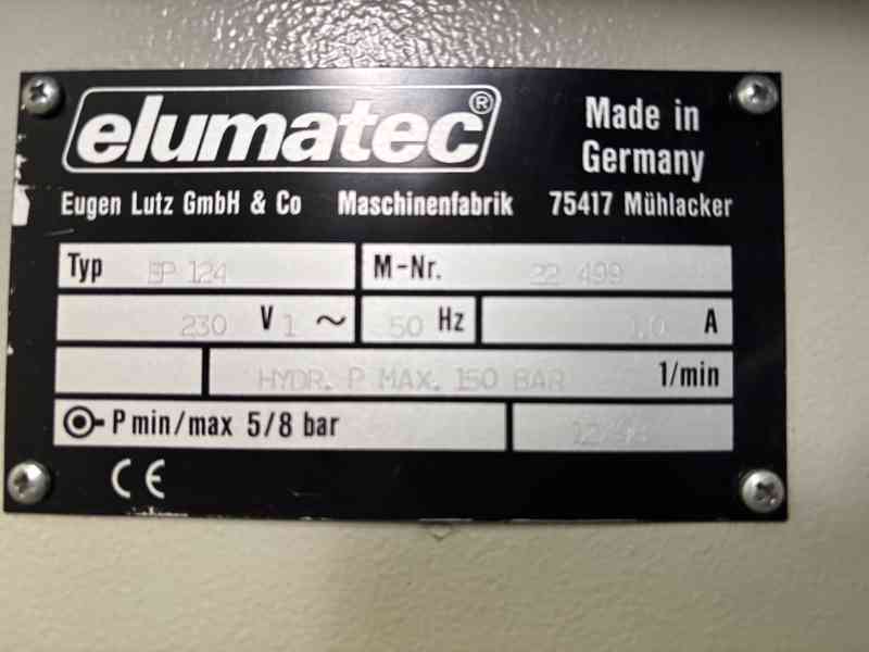 elumatec EP 124 Rohovací lis  - foto 12