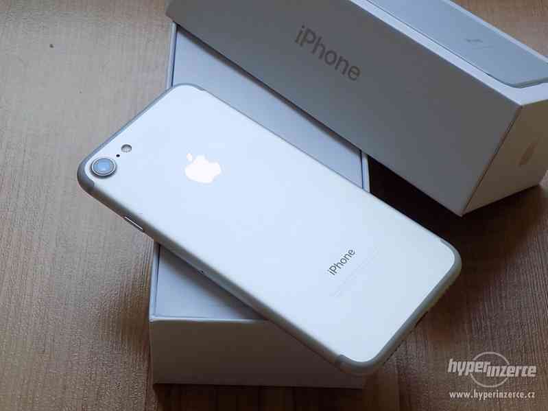 APPLE iPhone 7 128GB Silver - ZÁRUKA - TOP STAV - foto 6