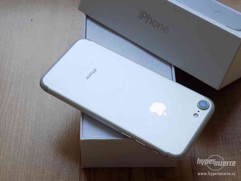 APPLE iPhone 7 128GB Silver - ZÁRUKA - TOP STAV - foto 7