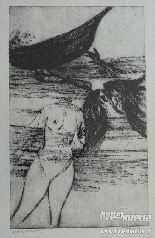 Prodej grafiky od Jaroslava Klápště 60x39 cm - foto 1