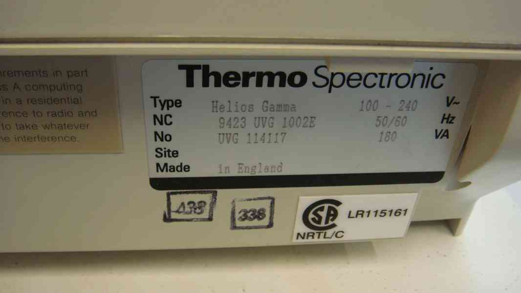 Spektrofotometr Helios Gamma UV/VIS - foto 3