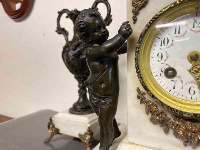 Starožitné francouzské hodiny - AD. Mougin - foto 2