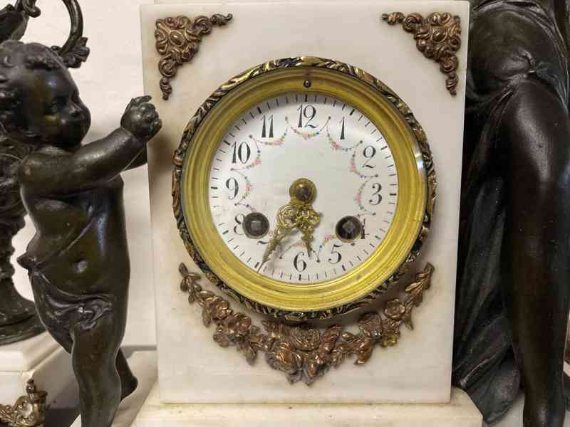Starožitné francouzské hodiny - AD. Mougin - foto 3