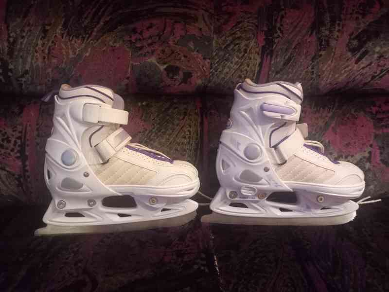 Dívčí  lední brusle 31-34,  X-FACT,  STAV JAKO NOVÉ! - foto 1