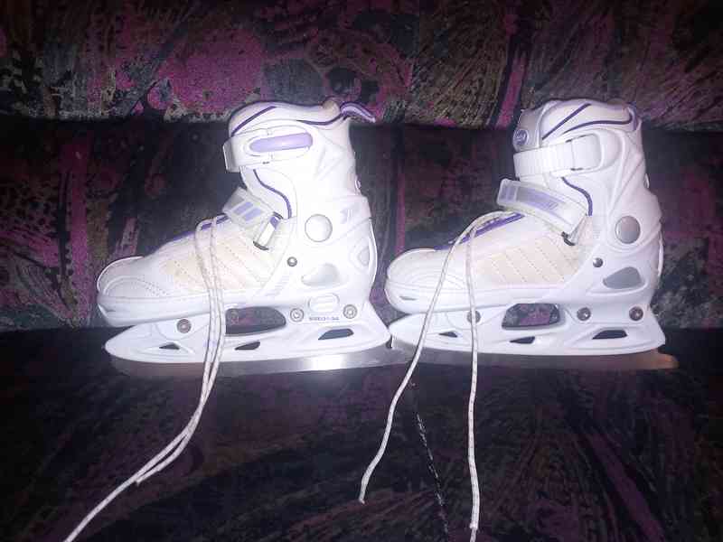 Dívčí  lední brusle 31-34,  X-FACT,  STAV JAKO NOVÉ! - foto 4